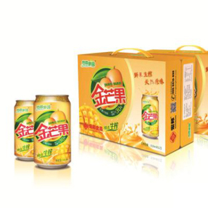 广西宏邦食品宏邦热带果园金芒果汁310ml*12罐